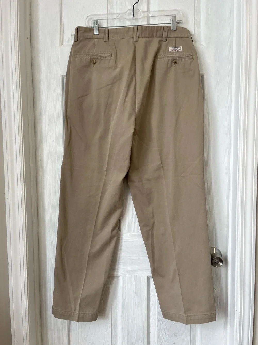 Polo Ralph Lauren Andrew pants Men’s Pleated Khaki tan Chinos pants size 36x30